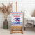 Slovenian Winter Canvas Wall Art Ljubljana Dragon with Nordic Snowflakes and Alpine Vibes