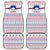 Slovenian Winter Car Mats Ljubljana Dragon with Nordic Snowflakes and Alpine Vibes