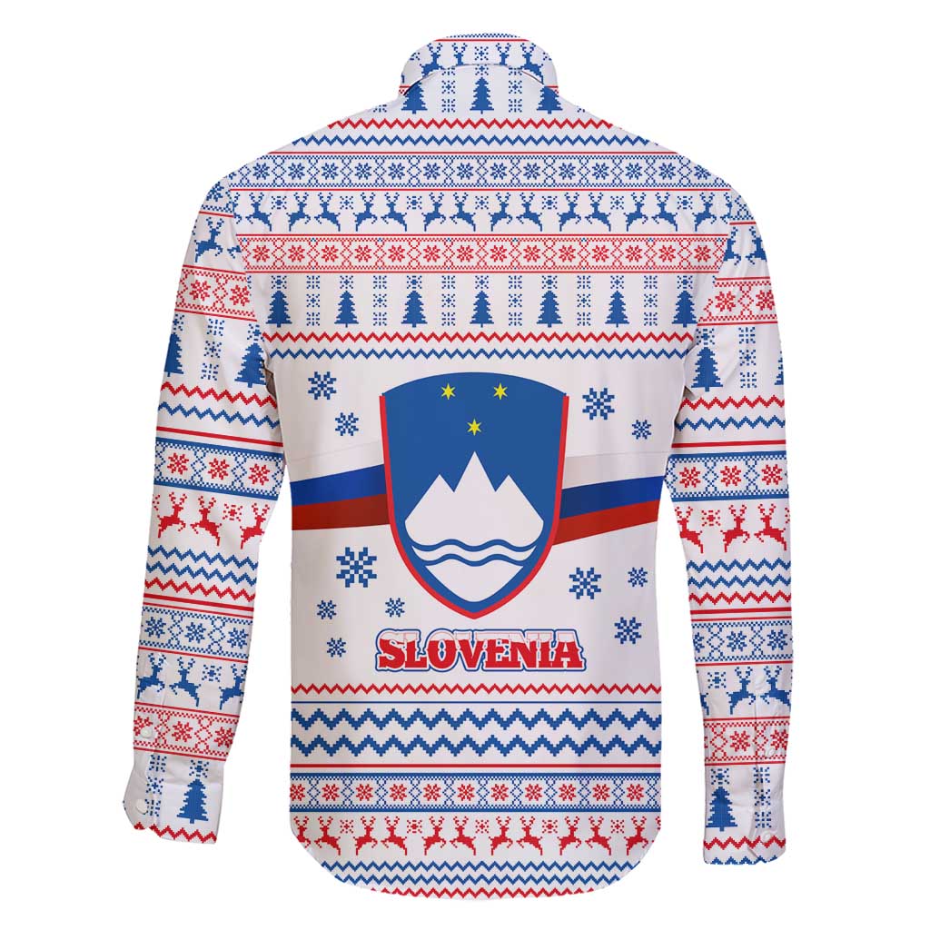 Slovenian Winter Family Matching Short Sleeve Bodycon Dress and Hawaiian Shirt Ljubljana Dragon with Nordic Snowflakes and Alpine Vibes