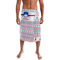 Slovenian Winter Lavalava Ljubljana Dragon with Nordic Snowflakes and Alpine Vibes