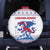 Slovenian Winter Spare Tire Cover Ljubljana Dragon with Nordic Snowflakes and Alpine Vibes