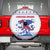 Slovenian Winter Spare Tire Cover Ljubljana Dragon with Nordic Snowflakes and Alpine Vibes