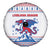 Slovenian Winter Spare Tire Cover Ljubljana Dragon with Nordic Snowflakes and Alpine Vibes