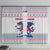 Slovenian Winter Window Curtain Ljubljana Dragon with Nordic Snowflakes and Alpine Vibes