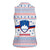 Slovenian Winter Women Sleeveless Polo Shirt Ljubljana Dragon with Nordic Snowflakes and Alpine Vibes