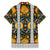 Slovenia Folk Art Family Matching Puletasi and Hawaiian Shirt Bright Floral Pattern with National Crest Emblem