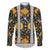 Slovenia Folk Art Family Matching Puletasi and Hawaiian Shirt Bright Floral Pattern with National Crest Emblem