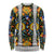 Slovenia Folk Art Long Sleeve Shirt Bright Floral Pattern with National Crest Emblem