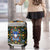 Slovenia Folk Art Luggage Cover Bright Floral Pattern with National Crest Emblem