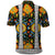 Slovenia Folk Art Polo Shirt Bright Floral Pattern with National Crest Emblem