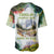 Triglav National Park Baseball Jersey Mountain Landscape with Slovenia Crest and Folk Art Details