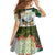 Triglav National Park Family Matching Summer Maxi Dress and Hawaiian Shirt Mountain Landscape with Slovenia Crest and Folk Art Details
