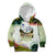 Triglav National Park Kid Hoodie Mountain Landscape with Slovenia Crest and Folk Art Details