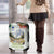 Triglav National Park Luggage Cover Mountain Landscape with Slovenia Crest and Folk Art Details