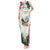 Triglav National Park Tank Maxi Dress Mountain Landscape with Slovenia Crest and Folk Art Details
