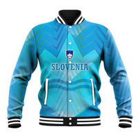 Slovenia Sport Baseball Jacket Alpine-Inspired Design with National Crest