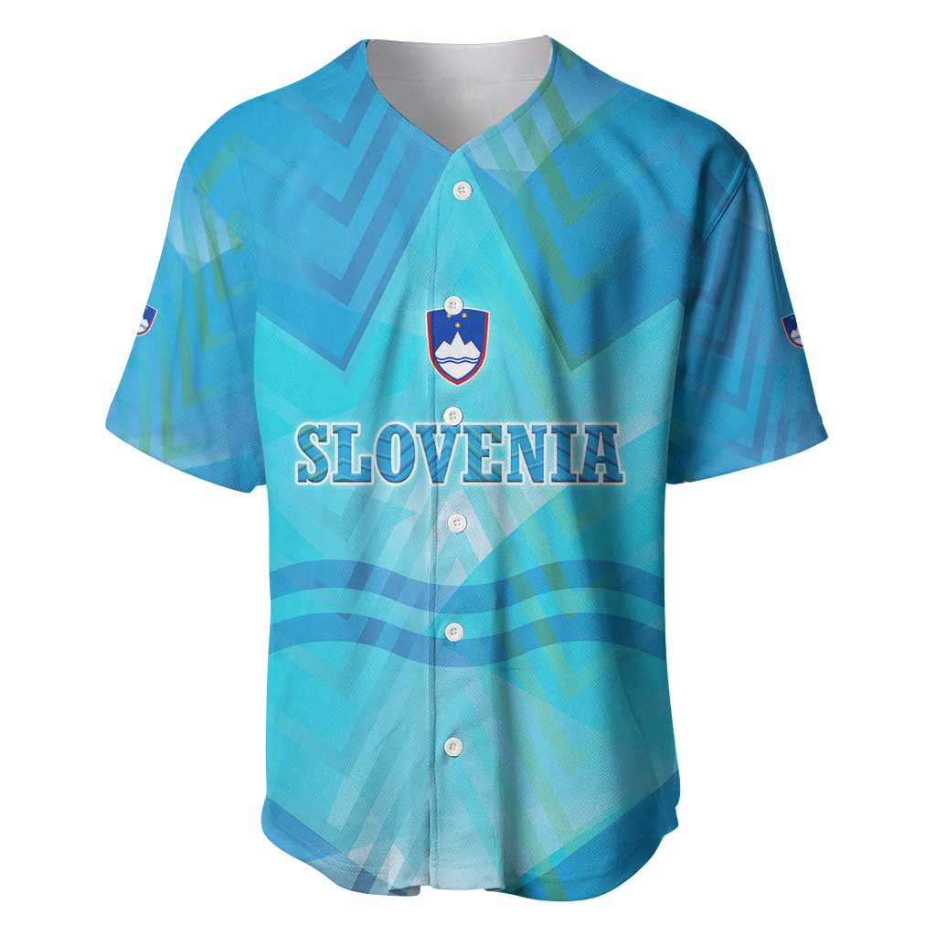 Slovenia Sport Baseball Jersey Alpine-Inspired Design with National Crest