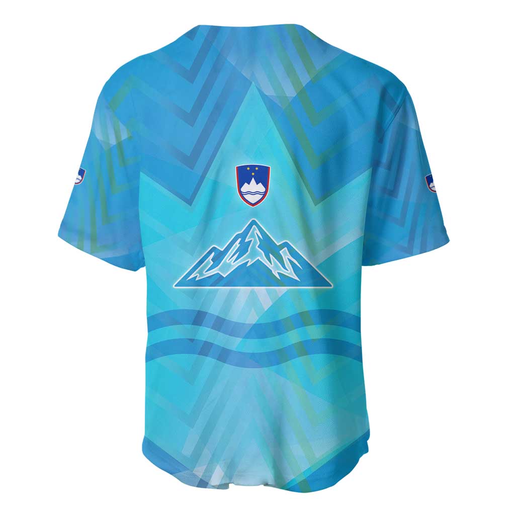 Slovenia Sport Baseball Jersey Alpine-Inspired Design with National Crest