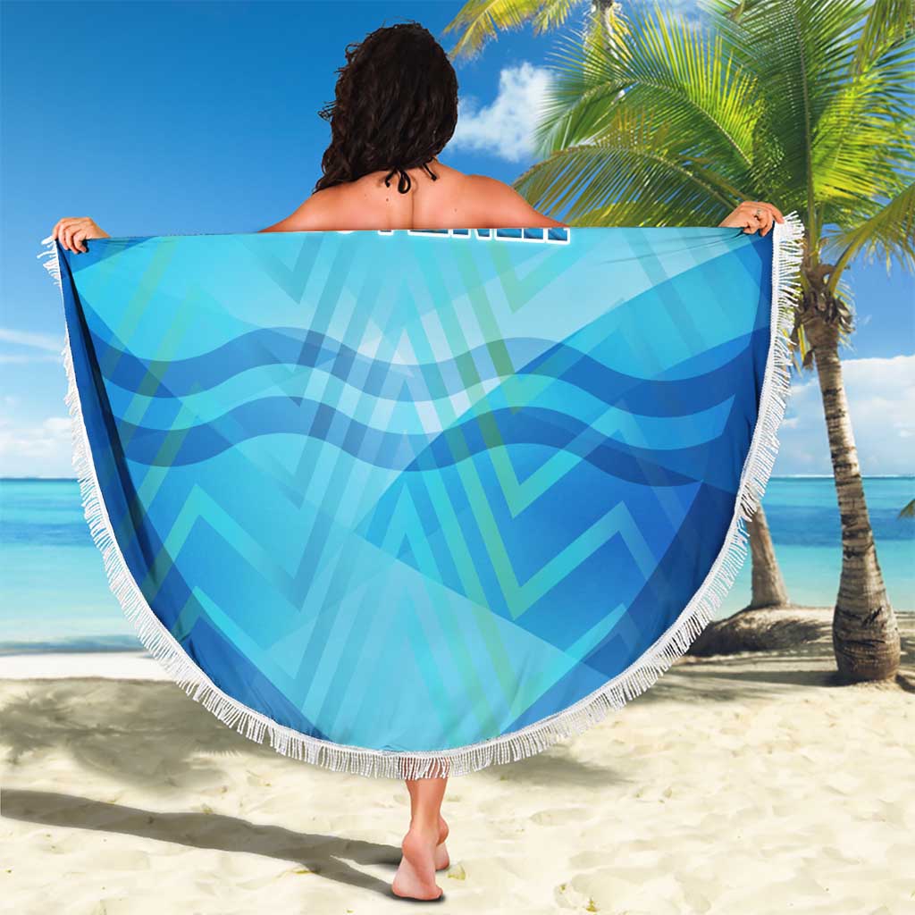 Slovenia Sport Beach Blanket Alpine-Inspired Design with National Crest