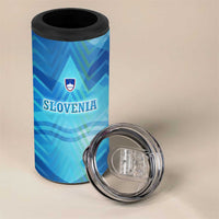 Slovenia Sport 4 in 1 Can Cooler Tumbler Alpine-Inspired Design with National Crest
