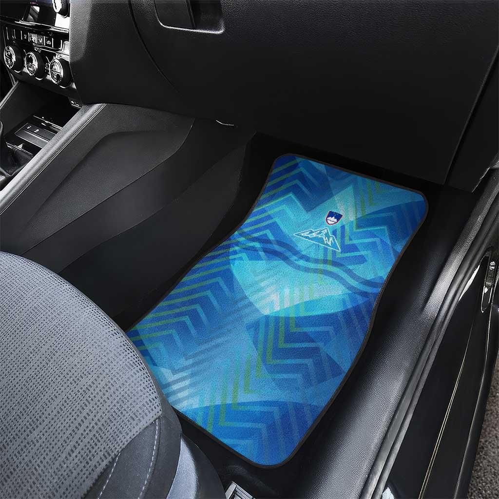 Slovenia Sport Car Mats Alpine-Inspired Design with National Crest