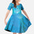 Slovenia Sport Family Matching Long Sleeve Bodycon Dress and Hawaiian Shirt Alpine-Inspired Design with National Crest