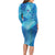 Slovenia Sport Family Matching Long Sleeve Bodycon Dress and Hawaiian Shirt Alpine-Inspired Design with National Crest