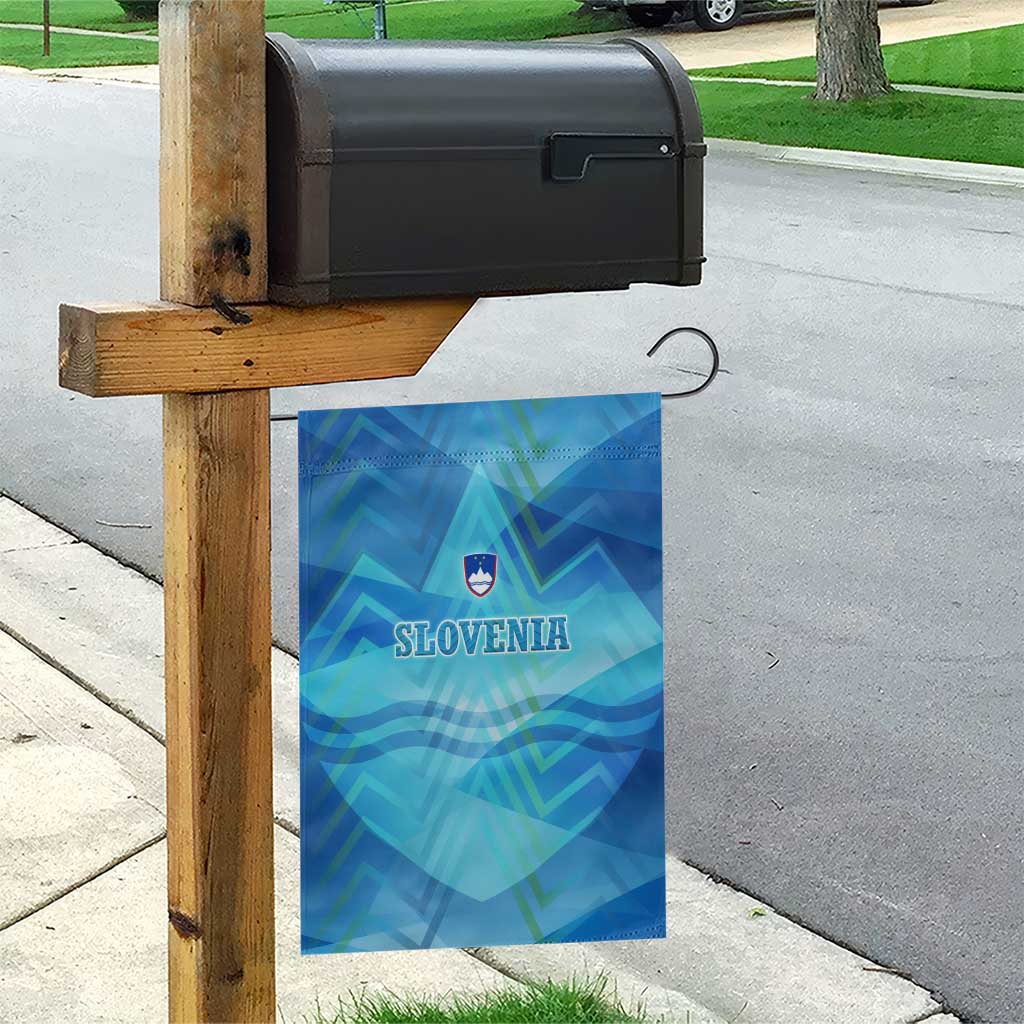 Slovenia Sport Garden Flag Alpine-Inspired Design with National Crest
