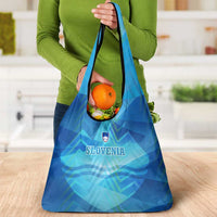 Slovenia Sport Grocery Bag Alpine-Inspired Design with National Crest