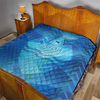 Slovenia Sport Quilt Alpine-Inspired Design with National Crest