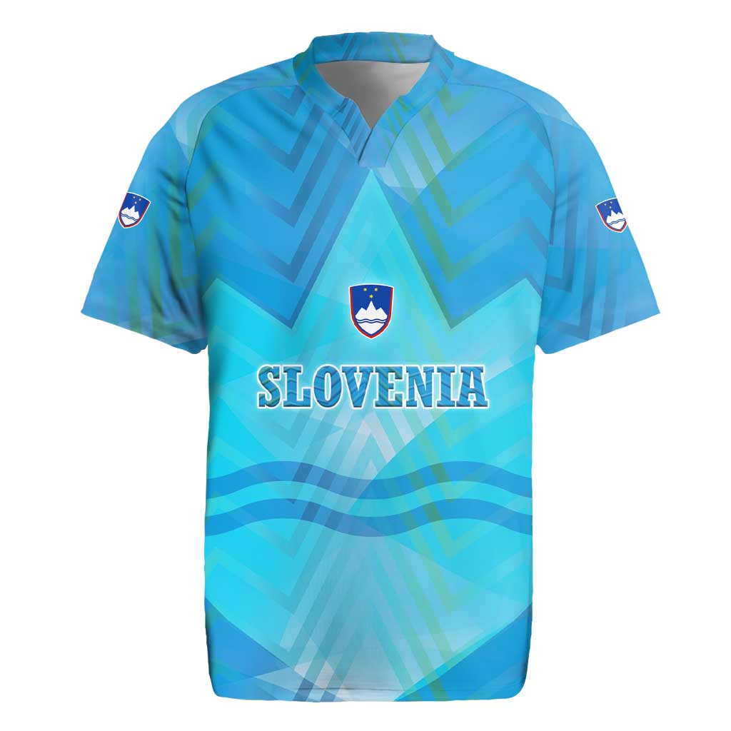 Slovenia Sport Rugby Jersey Alpine-Inspired Design with National Crest