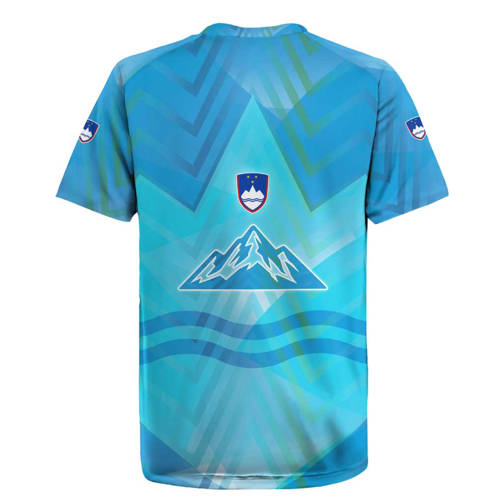 Slovenia Sport Rugby Jersey Alpine-Inspired Design with National Crest