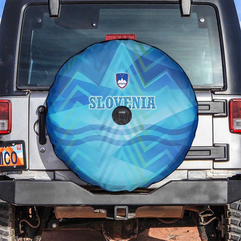 Slovenia Sport Spare Tire Cover Alpine-Inspired Design with National Crest