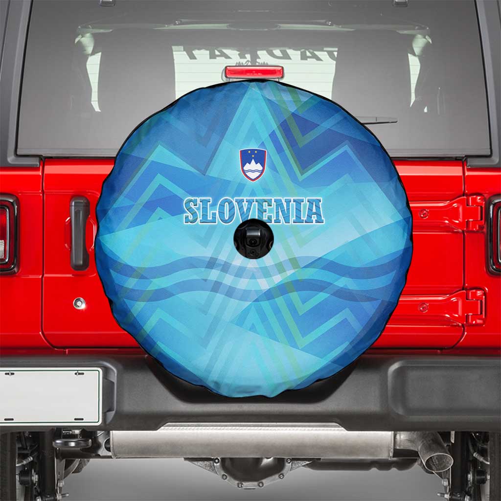 Slovenia Sport Spare Tire Cover Alpine-Inspired Design with National Crest