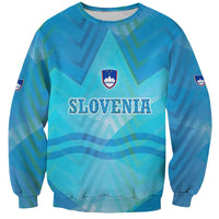 Slovenia Sport Sweatshirt Alpine-Inspired Design with National Crest