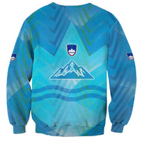 Slovenia Sport Sweatshirt Alpine-Inspired Design with National Crest