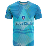 Slovenia Sport T Shirt Alpine-Inspired Design with National Crest