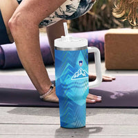 Slovenia Sport Tumbler With Handle Alpine-Inspired Design with National Crest