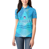 Slovenia Sport Women Polo Shirt Alpine-Inspired Design with National Crest