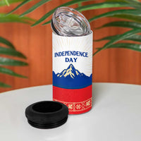 Slovenian Independence 4 in 1 Can Cooler Tumbler 1990 Tribute with Dragon Emblem and Alpine Legacy