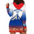 Slovenian Independence Hoodie Dress 1990 Tribute with Dragon Emblem and Alpine Legacy