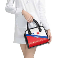 Slovenian Independence Shoulder Handbag 1990 Tribute with Dragon Emblem and Alpine Legacy