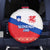 Slovenian Independence Spare Tire Cover 1990 Tribute with Dragon Emblem and Alpine Legacy