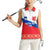 Slovenian Independence Women Sleeveless Polo Shirt 1990 Tribute with Dragon Emblem and Alpine Legacy