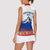Slovenian Independence Women Sleeveless Polo Shirt 1990 Tribute with Dragon Emblem and Alpine Legacy