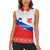 Slovenian Independence Women Sleeveless Polo Shirt 1990 Tribute with Dragon Emblem and Alpine Legacy