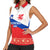 Slovenian Independence Women Sleeveless Polo Shirt 1990 Tribute with Dragon Emblem and Alpine Legacy