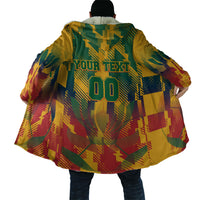 Personalized South Africa Football Cloak South African Flag Inspiration - Soccer Graphic Bold Color Blocks