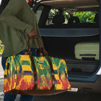 Personalized South Africa Football Travel Bag South African Flag Inspiration - Soccer Graphic Bold Color Blocks