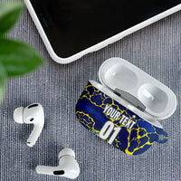 Personalized Curacao Football AirPods Case Caribbean Splash Paint Soccer Graphic